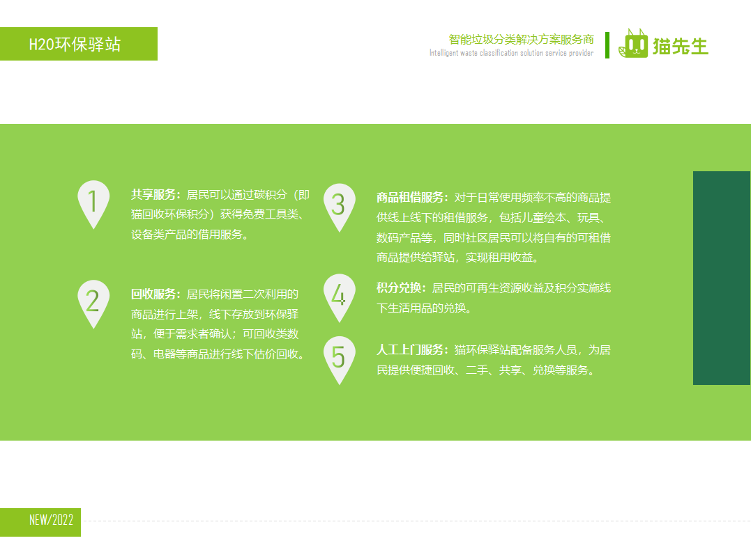 貓先生環保驛站，積分兌換點功能說明 ，垃圾房生產廠家